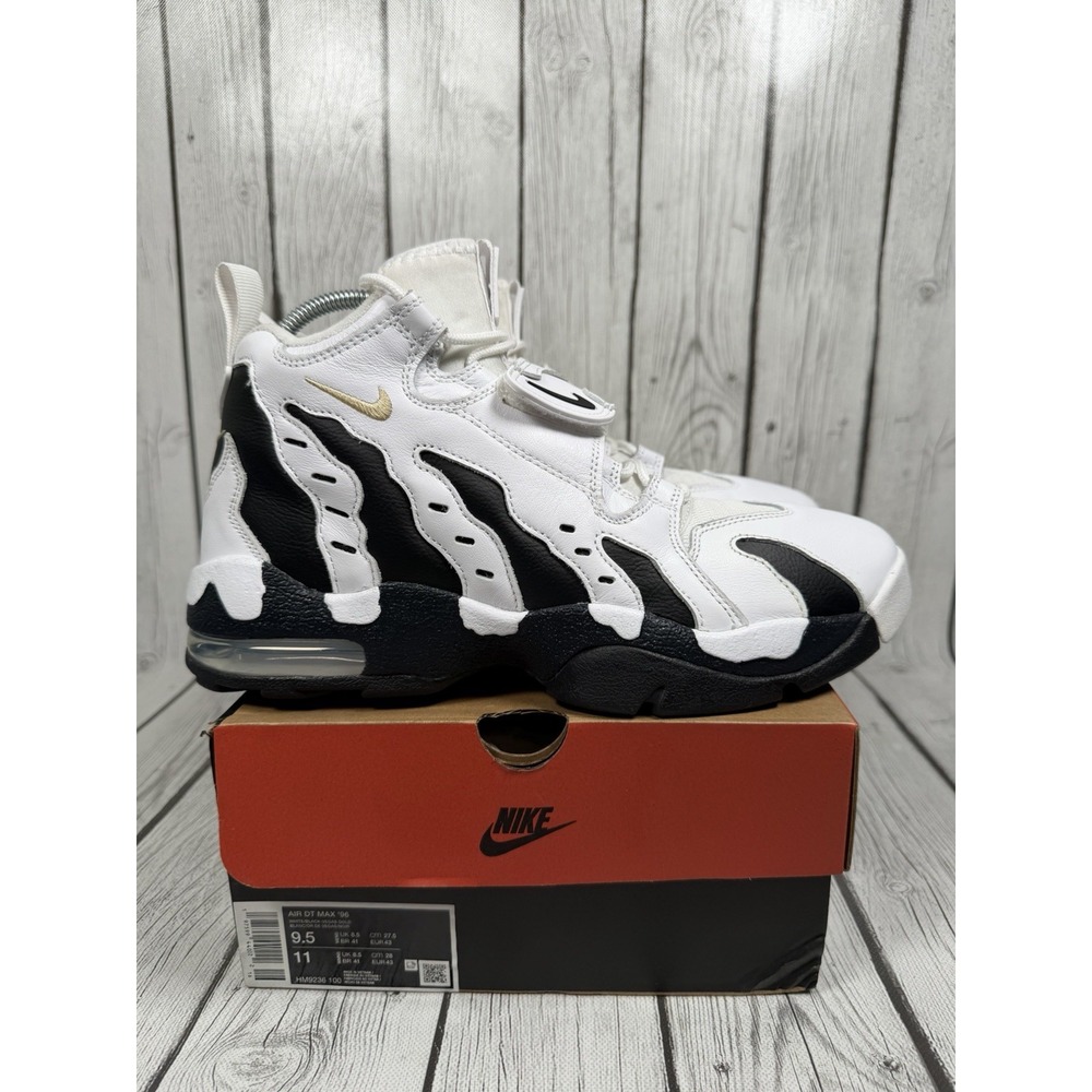 Nike Air DT Max '96 White/Black/Vegas Gold, Size 9.5